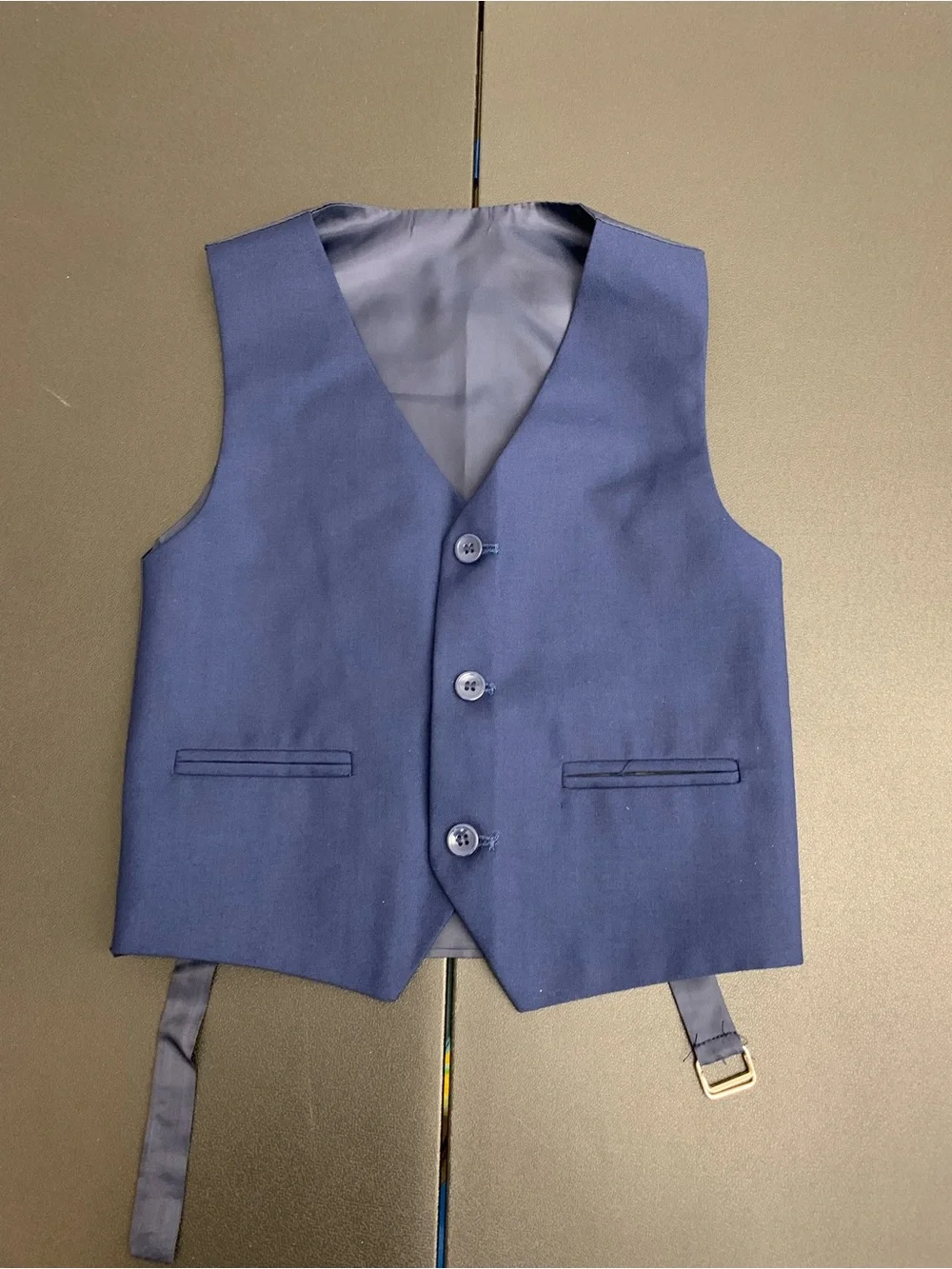 Boys Navy 3-Piece Suit